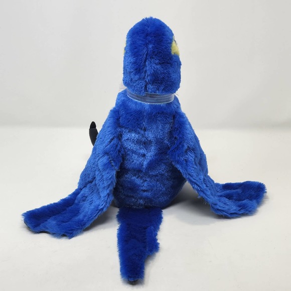 Wild Republic Hyacinth Macaw Blue Parrot Bird Plush 12" Stuffed Animal Soft Toy - Picture 5 of 7